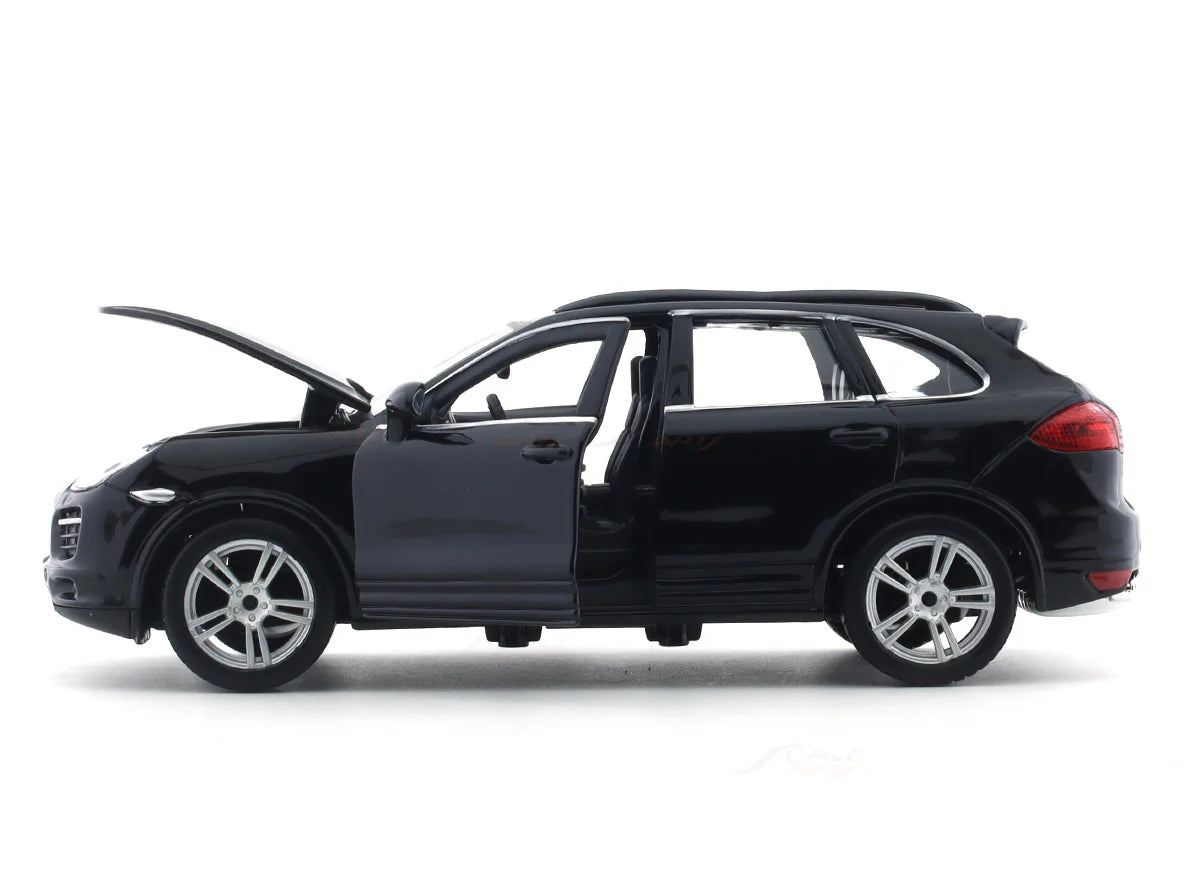 BBURAGO PORSCHE CAYENNE TURBO BLACK 1:24 SCALE BY  18-91056B