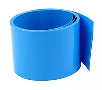 PLASTIC HEAT SHRINK WRAP TUBING FOR LITHIUM BATTERY BLUE PACK 30MM, 25MM, 55MM, 73MM, 93MM, 110MM, 35MM  (1 METER)