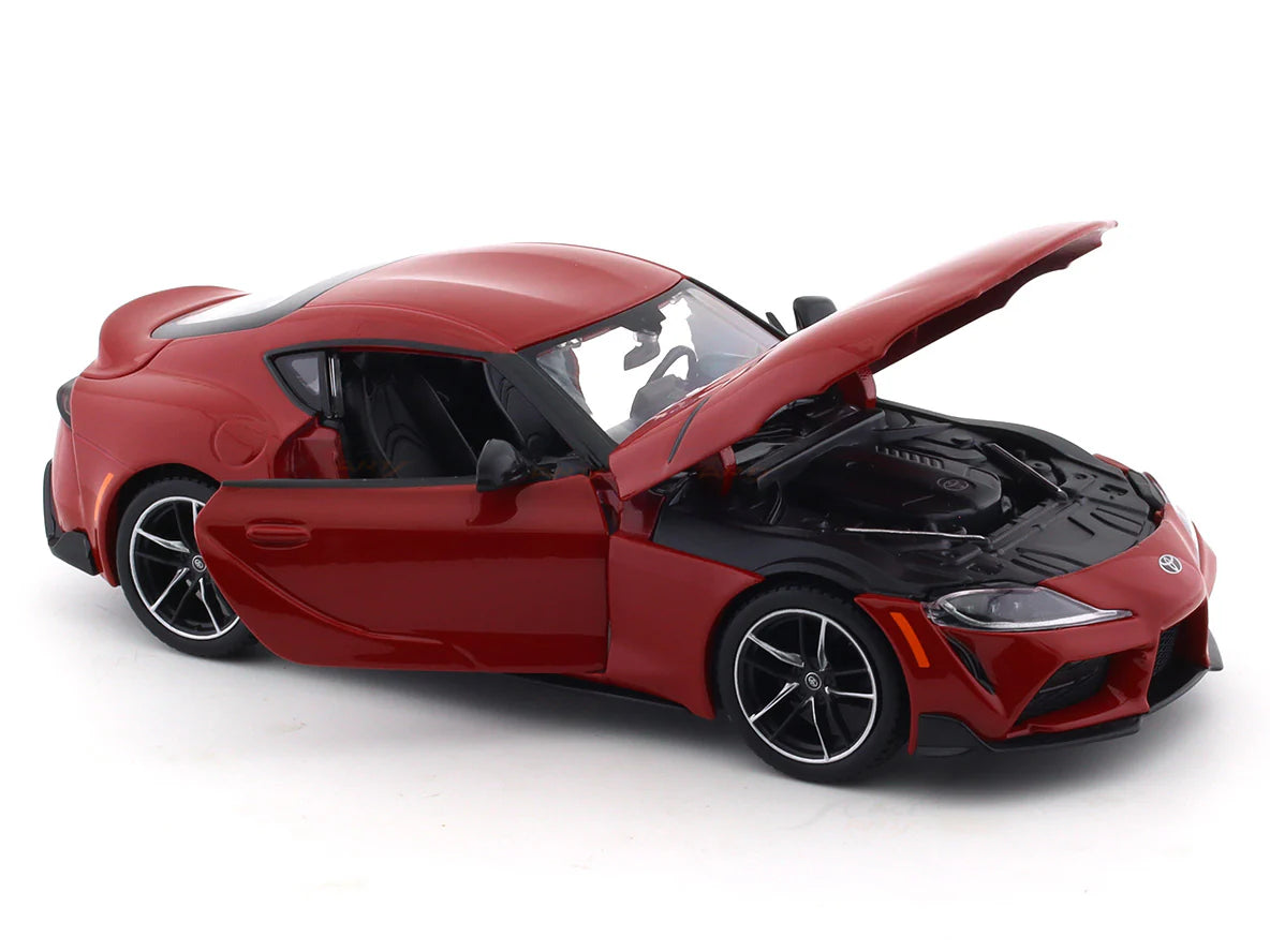 MAISTO TOYOTA GR SUPRA DIECAST MODEL (RED) 1/24 SCALE 52917R