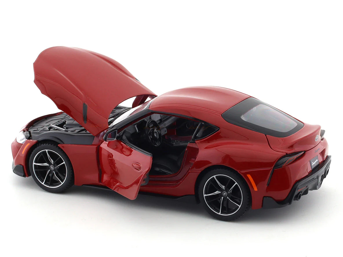 MAISTO TOYOTA GR SUPRA DIECAST MODEL (RED) 1/24 SCALE 52917R