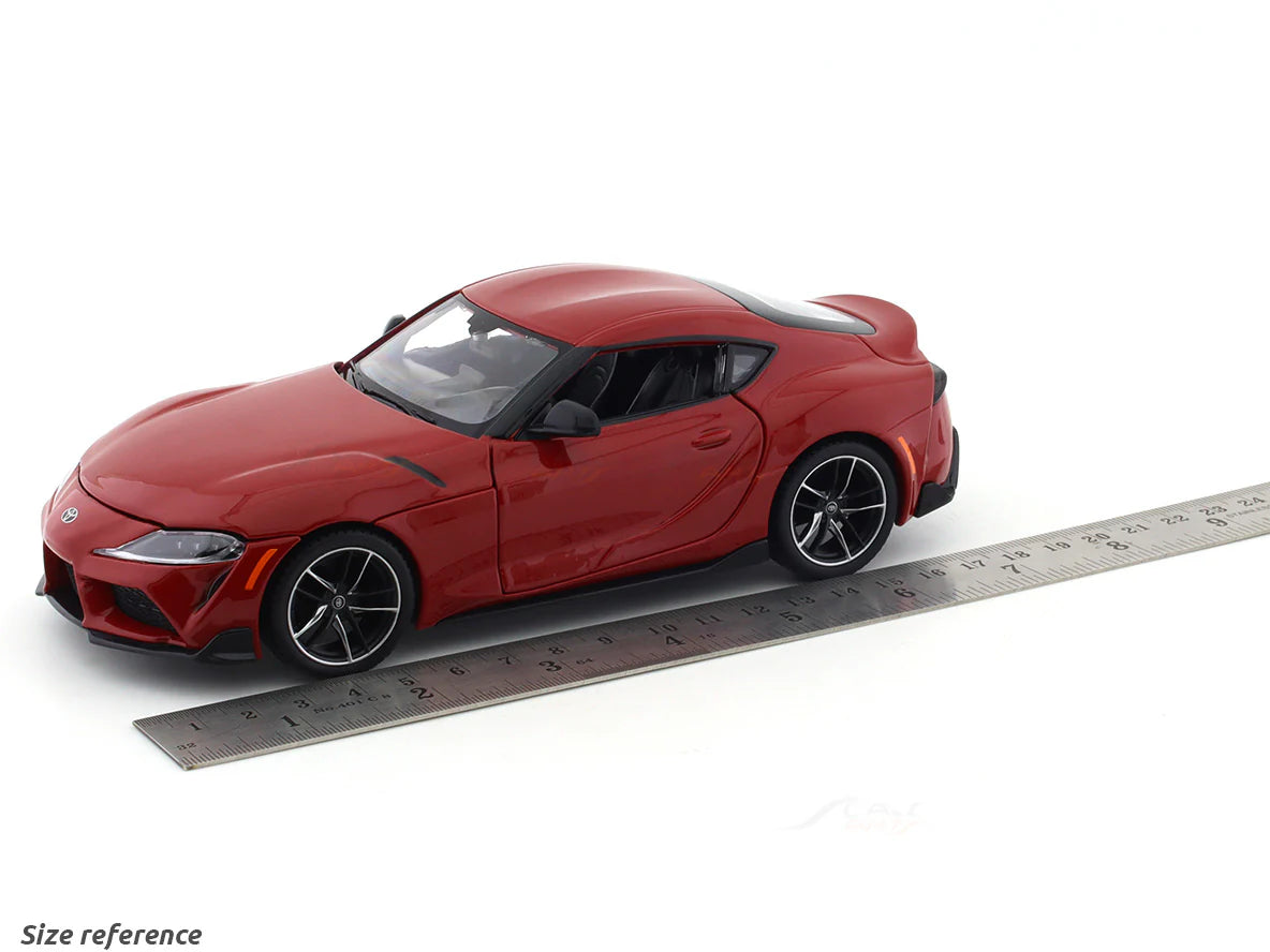 MAISTO TOYOTA GR SUPRA DIECAST MODEL (RED) 1/24 SCALE 52917R