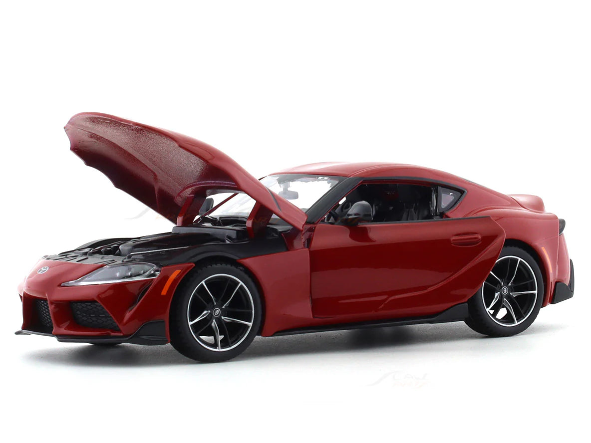 MAISTO TOYOTA GR SUPRA DIECAST MODEL (RED) 1/24 SCALE 52917R