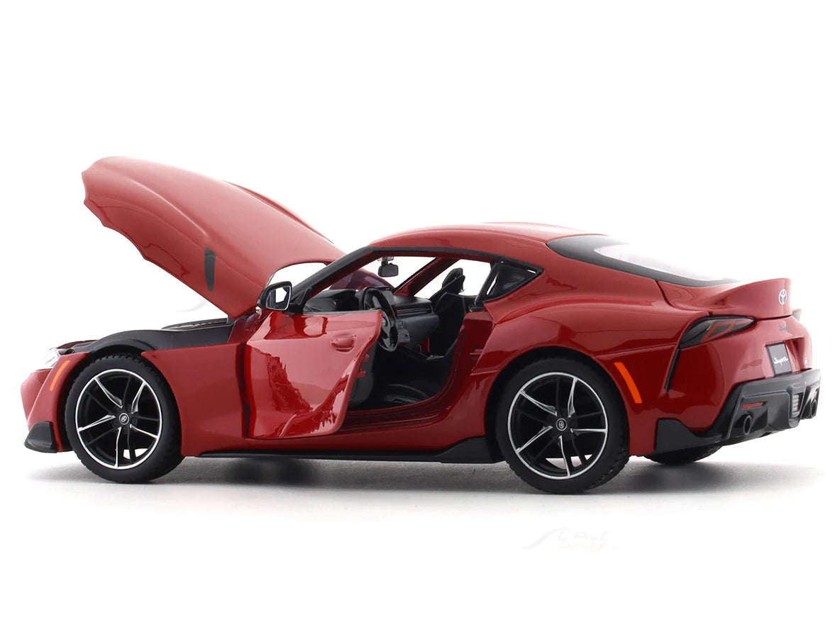 MAISTO TOYOTA GR SUPRA DIECAST MODEL (RED) 1/24 SCALE 52917R