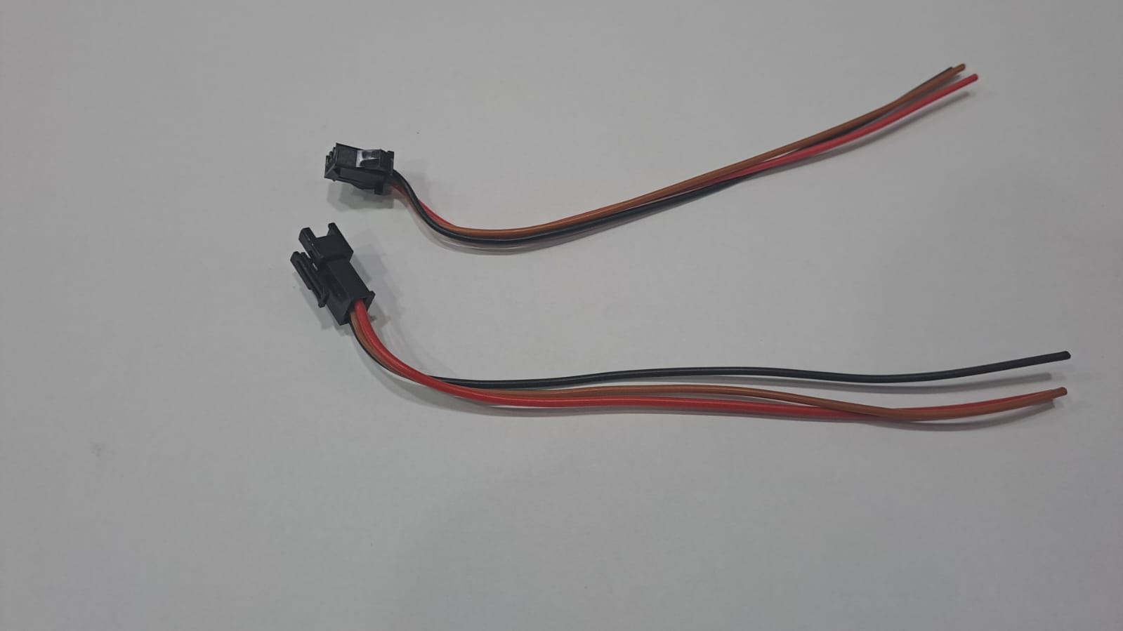 BLACK JST 3 PIN CONNECTOR MALE/FEMALE SET