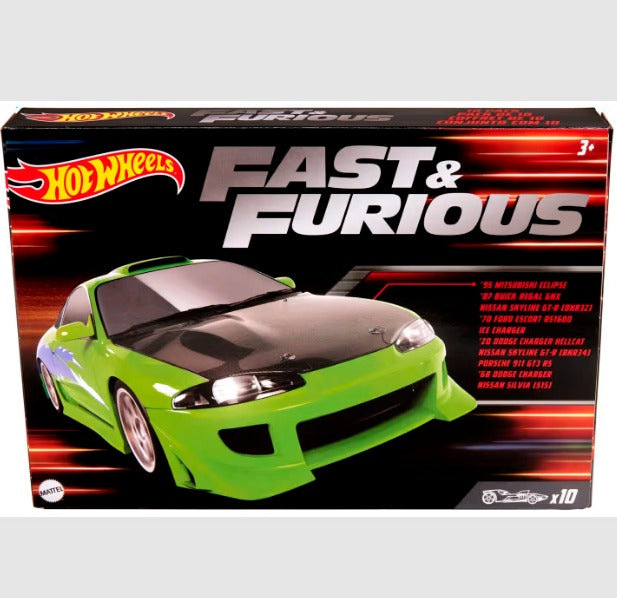 HOT WHEELS FAST AND FURIOUS-10 CAR PACK
