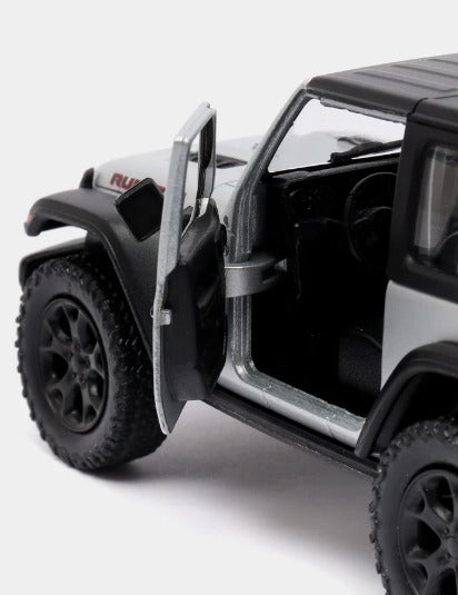 KINSMART NEW 2018 JEEP WRANGLER 1:34 SCALE NO:KT5412DK (SILVER)
