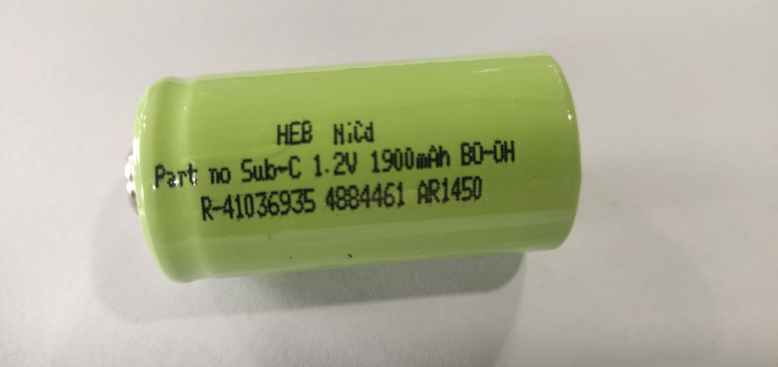 1.2V 1900Mah Ni-Cd Cell Sub-C