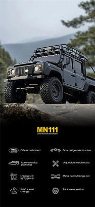 RC CAR LAND ROVER DEFENDER 110 (2015) 4WD 1/18 SCALE MN111