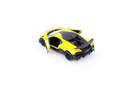 KINSMART BUGATTI DIVO 1:36 NO: KT5442D (YELLOW)