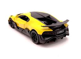 KINSMART BUGATTI DIVO 1:36 NO: KT5442D (YELLOW)