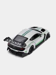 KINSMART BENTLEY CONTINTAL GT3 1:38 SCALE NO:KT5417D (WHITE)