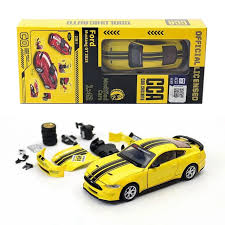 CCA FORD MUSTANG GT 2018 1:42 SCALE NO:67119 (YELLOW)