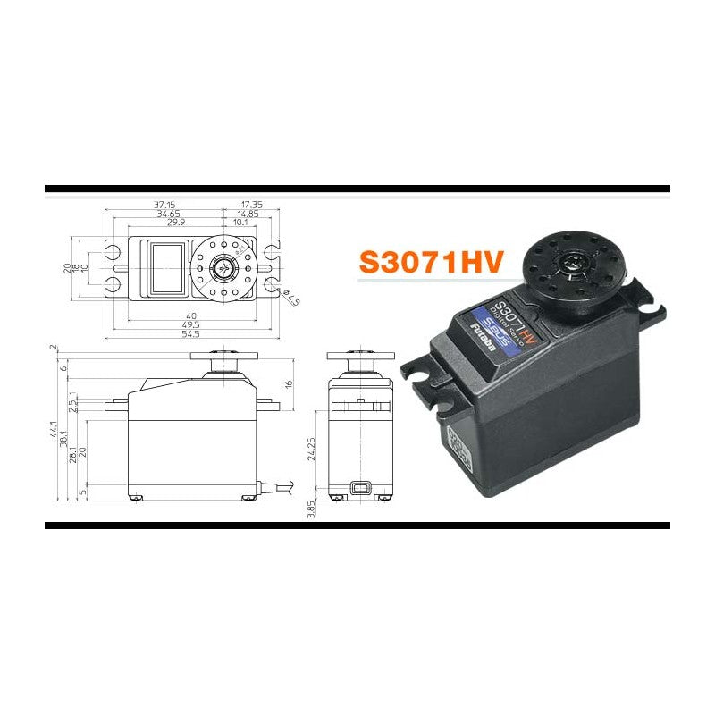 Futaba S3071HV– S.Bus High-Voltage Standard Servo