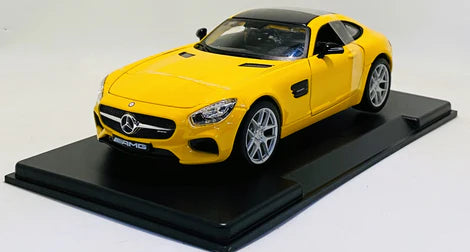 MAISTO MERCEDES BENZ AMG GT 1/24 YELLOW DIECAST MODEL