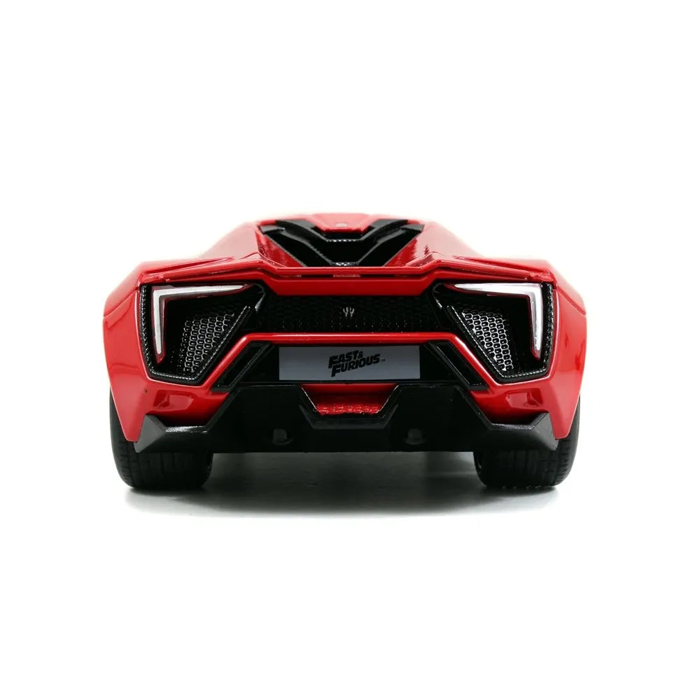 JADA LYKAN HYPERS SPORT RED  DIECAST CAR MODEL