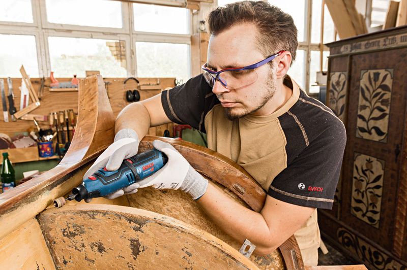BOSCH GRO 12V-35 PROFESSIONAL CORDLESS ROTARY TOOL