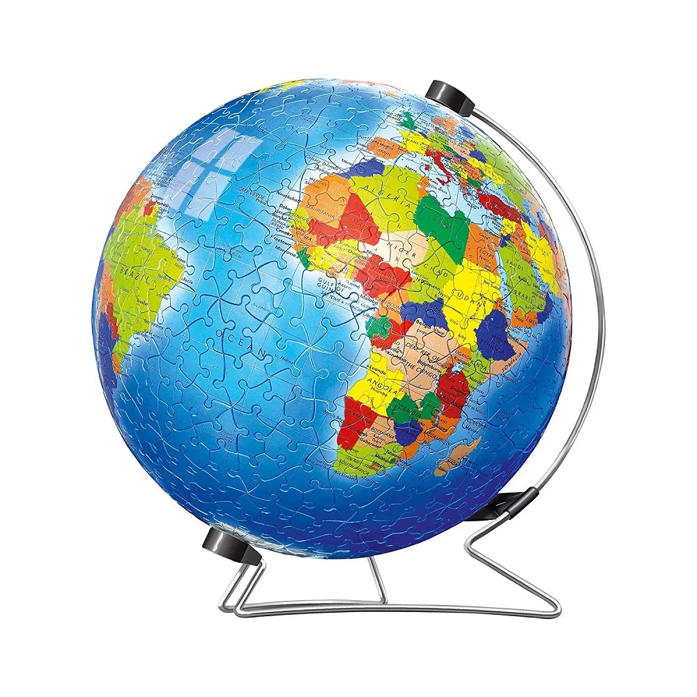 RAVENSBURGER 3D EARTH PUZZLEBALL GLOBE 22CM (540 PIECES) WITH DISPLAY STAND