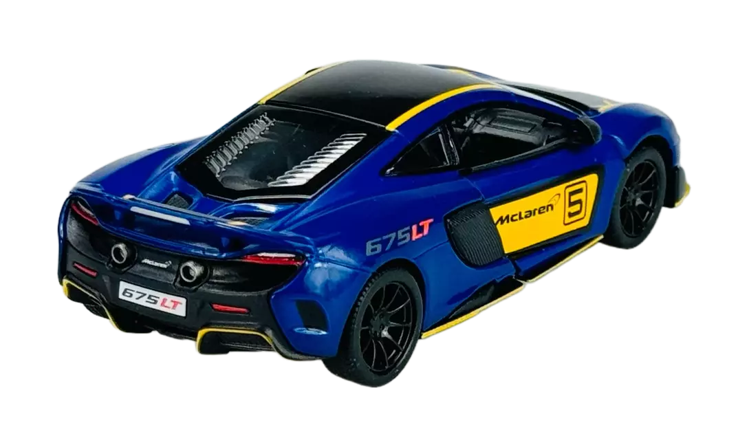 KINSMART MCLAREN 675 LT 1:36 NO:KT5392DF (BLUE)