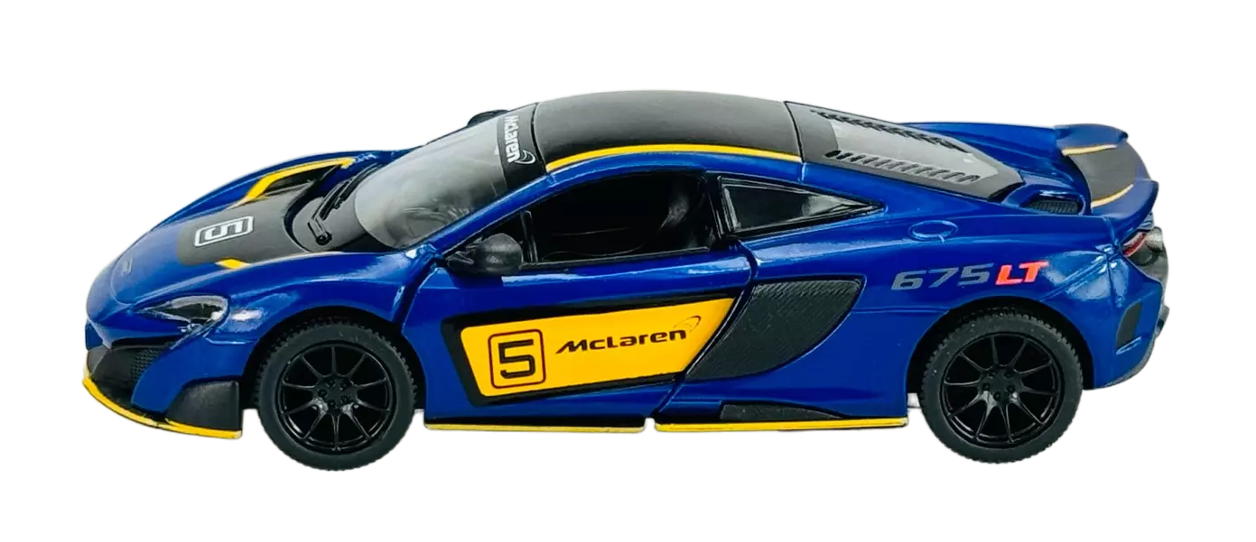 KINSMART MCLAREN 675 LT 1:36 NO:KT5392DF (BLUE)
