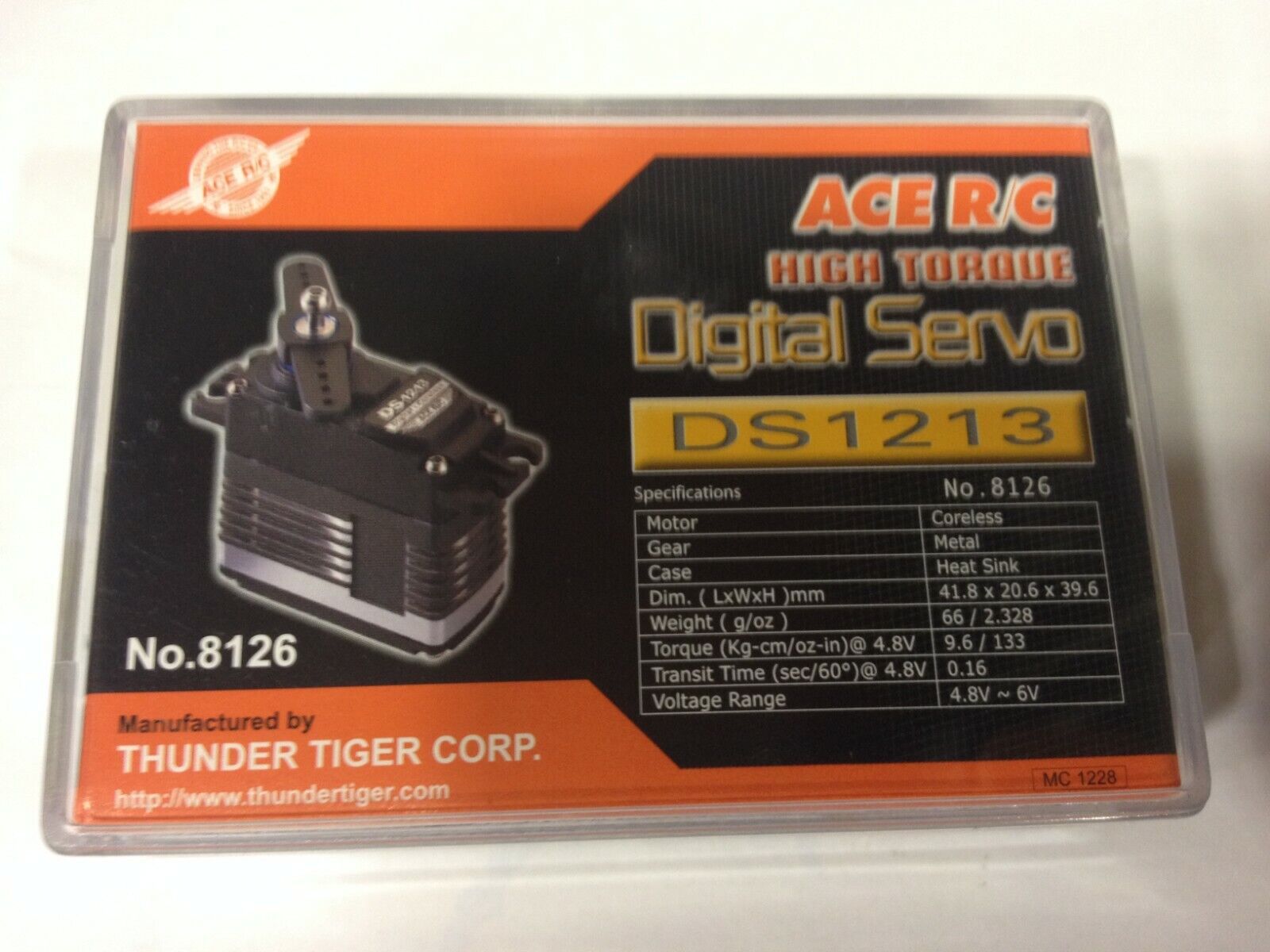 ACE RC HIGH TORQUE DIGITAL SERVO DS1213