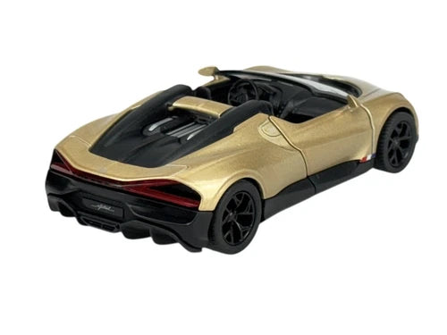 KINSMART BUGATTI MISTRAL 1:36 MSCALE NO:KT5460D (GOLDEN)