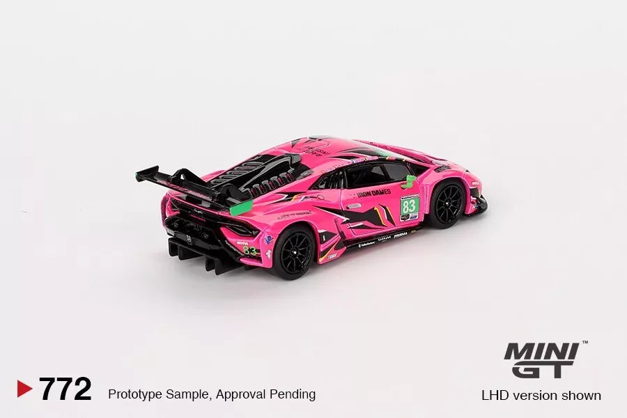 MINI GT 1/64 LAMBORGHINI HURACAN GT3 EVO2 #83 (2023 IMSA DAYTONA 24 HRS IRON DAMES) NO:772