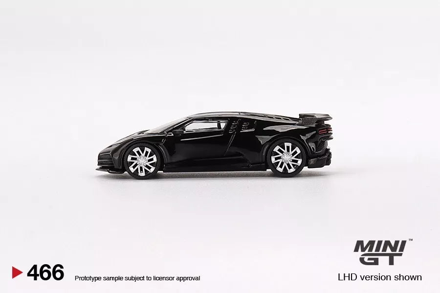 MINI GT 1/64 SCALE BUGATTI CENTODIECI (BLACK) NO:466