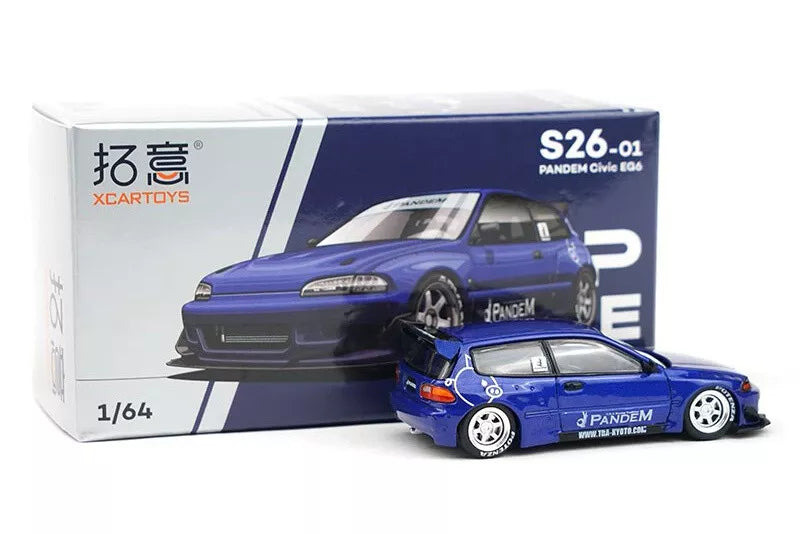 POP RACE PANDEM CIVIC EG6 1/64 SCALE NO:S26-01