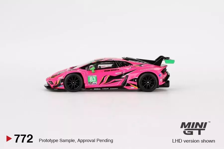 MINI GT 1/64 LAMBORGHINI HURACAN GT3 EVO2 #83 (2023 IMSA DAYTONA 24 HRS IRON DAMES) NO:772