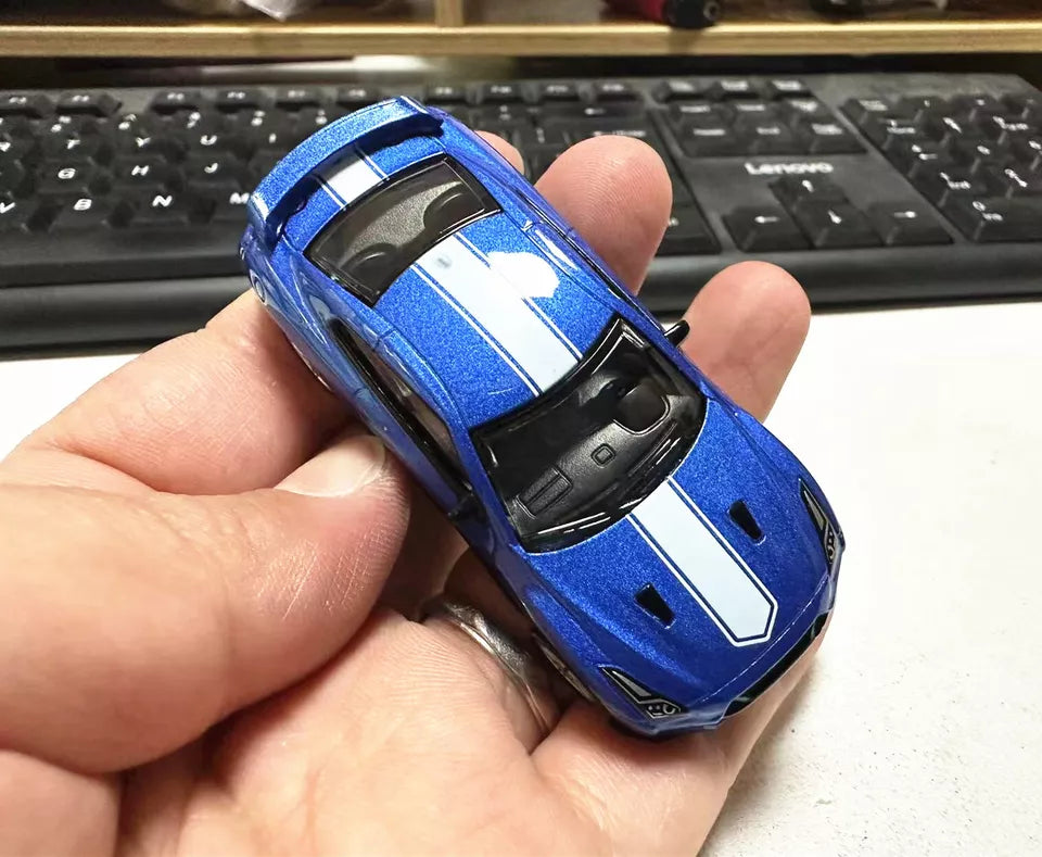 CCA NISSAN GTR(R35) 1:64 SCALE NO: S03-01 (BLUE)