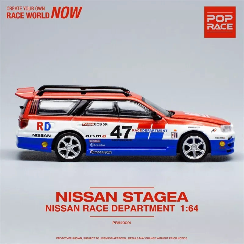 POP RACE STAGEA R34 1/64 SCALE NO:S7-01