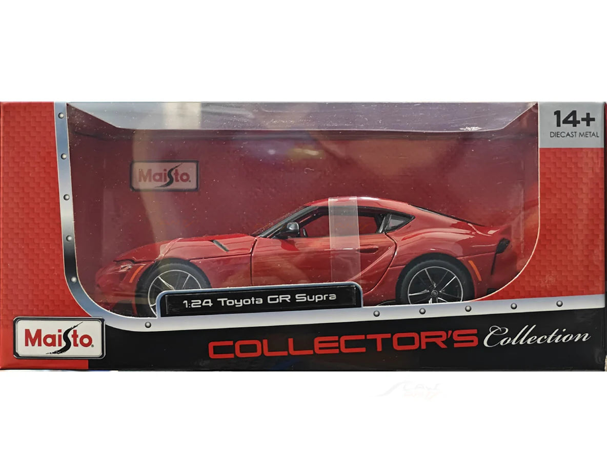 MAISTO TOYOTA GR SUPRA DIECAST MODEL (RED) 1/24 SCALE 52917R