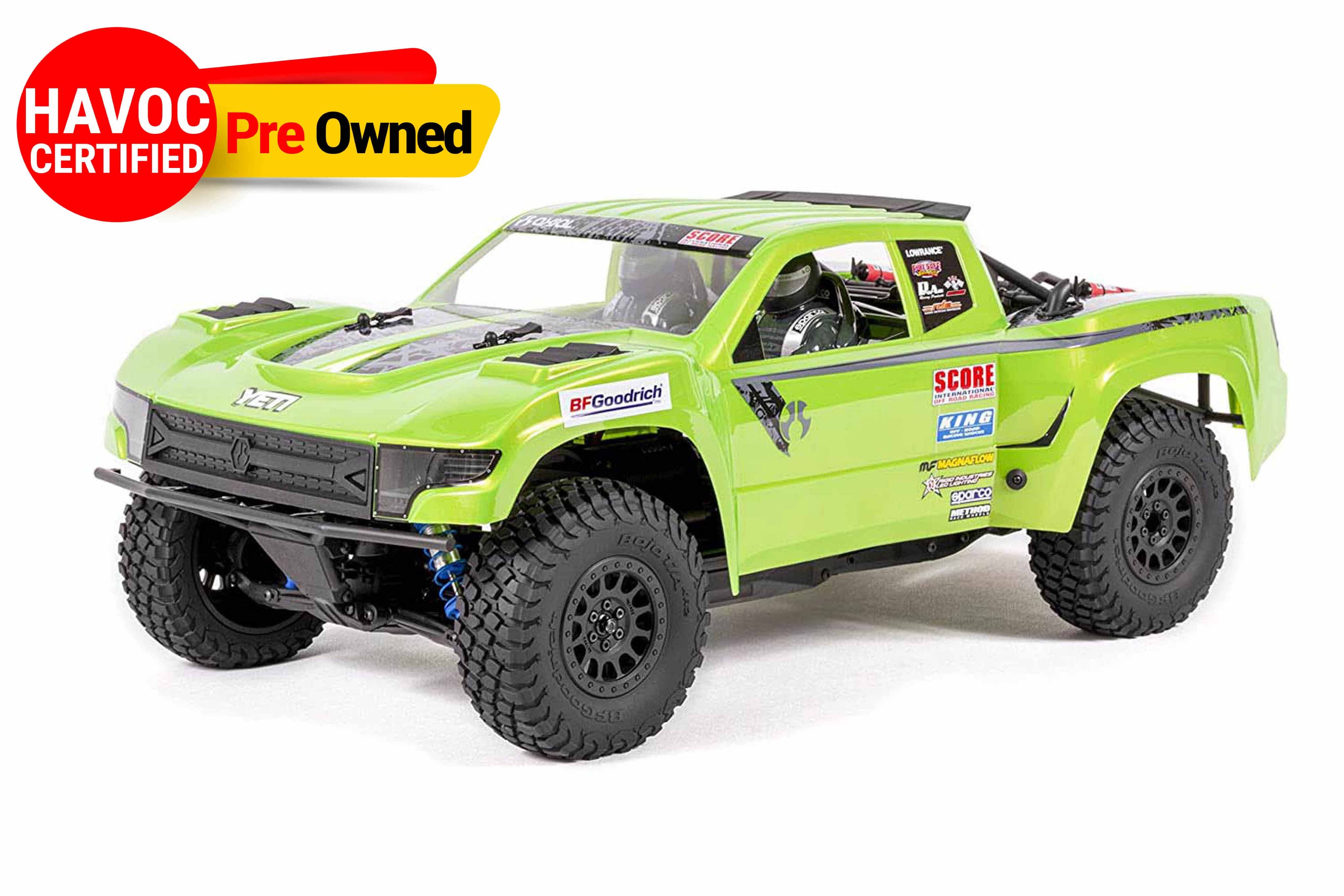Axial Yeti Score Trophy Truck 1/10Scale 4Wd Green Car(Quality Pre Owned)