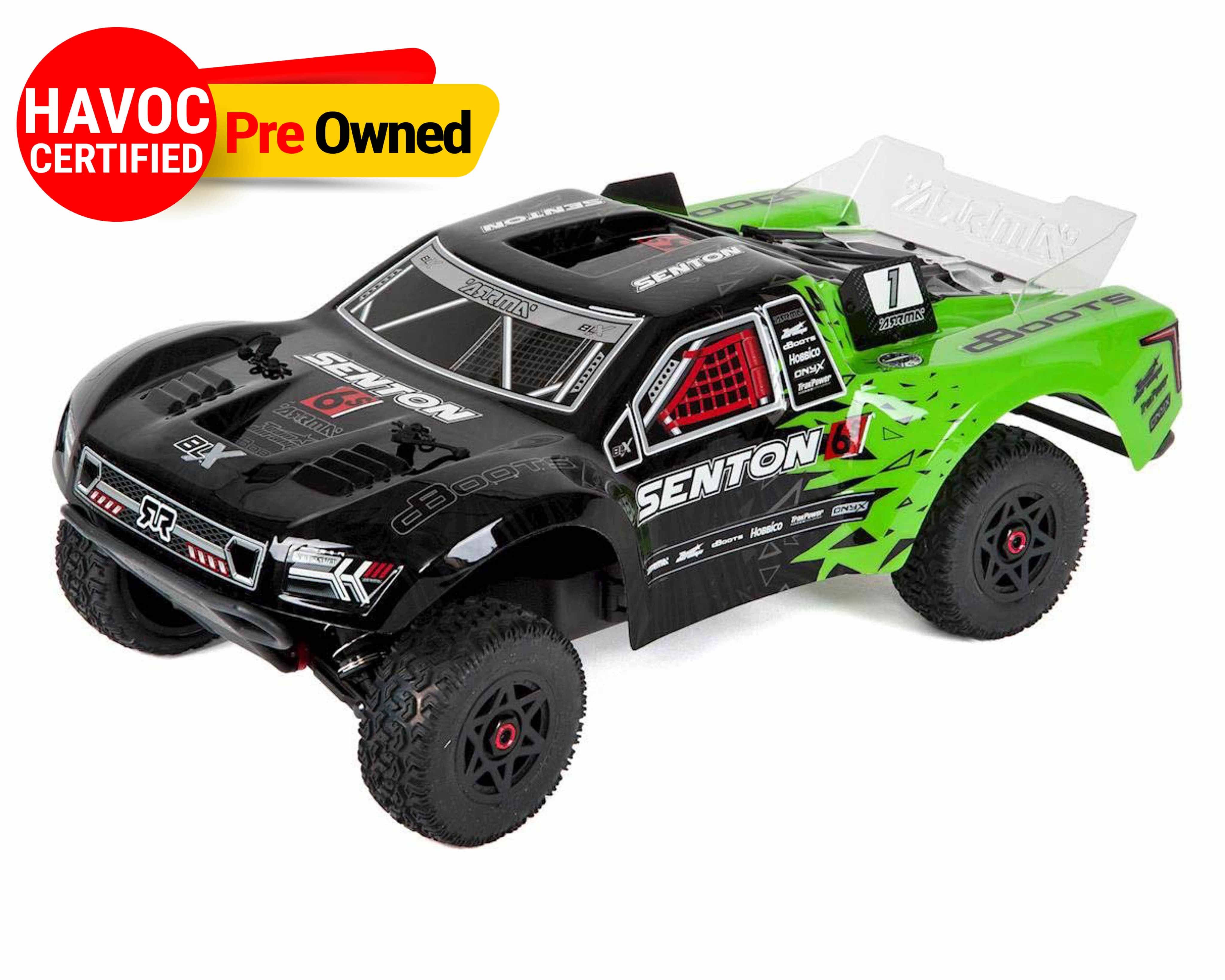 Arrma Senton 6S 1/10Scale 4Wd Green Car (Quality Pre Owned)