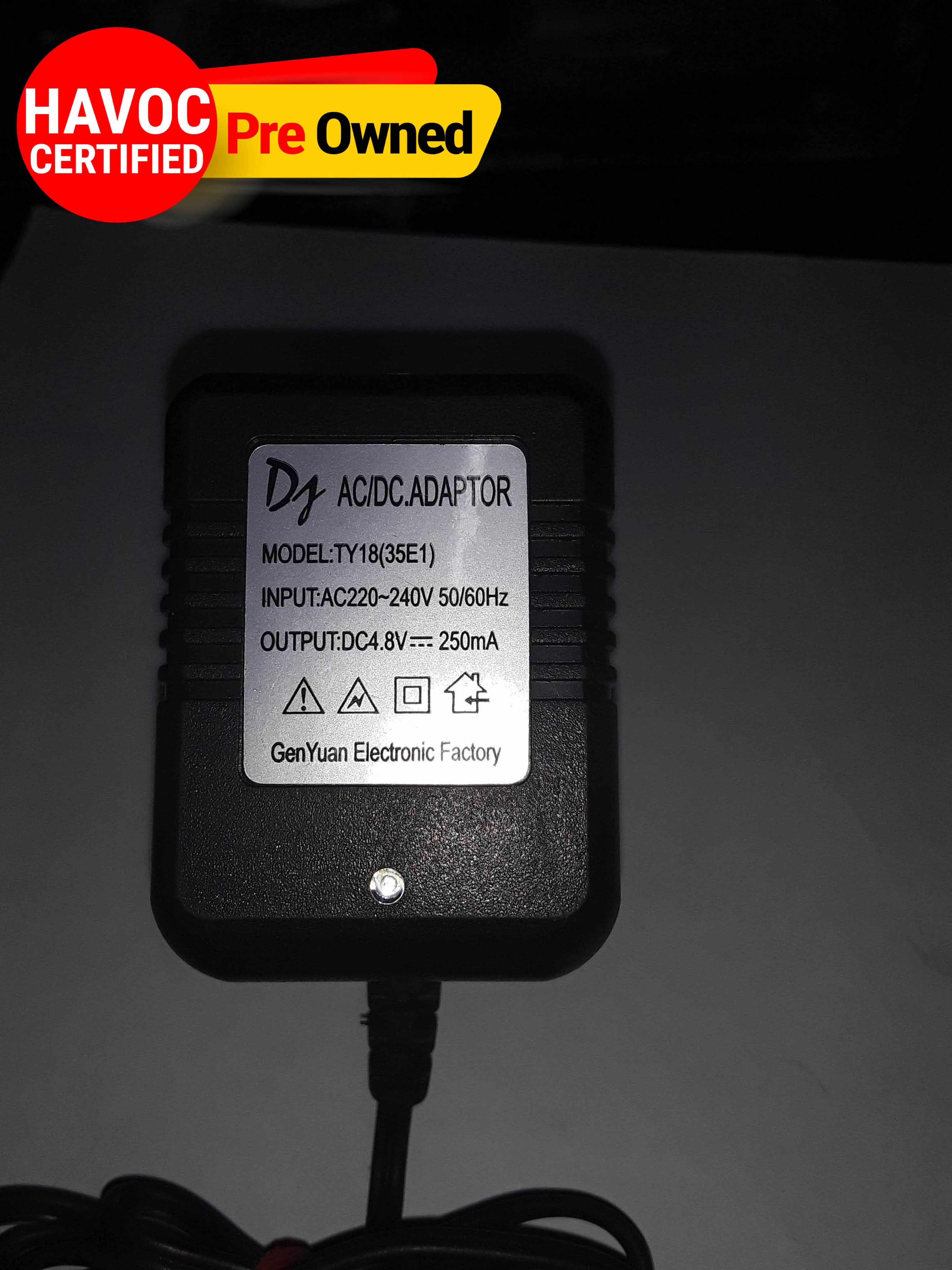 Ac/Dc Adapter 230V Dc4.8V-Quality Pre Owned