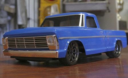 Rc Car 1/10 1968 Ford F-100 Pick Up Truck V100-S 4WD Brushed RTR