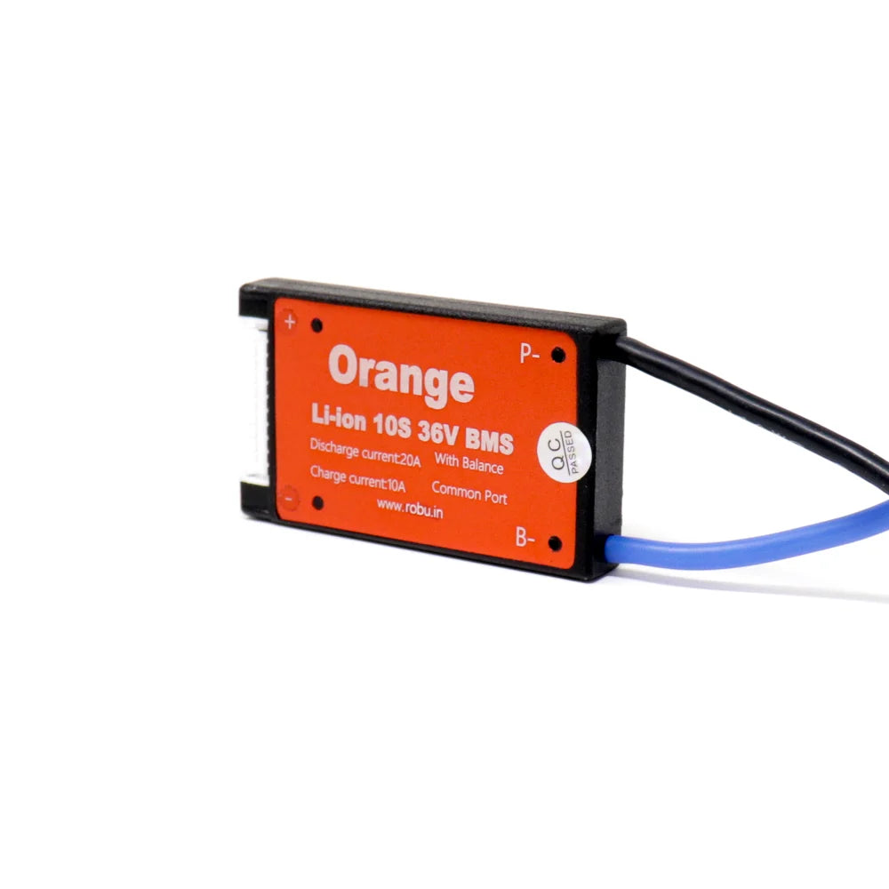 Orange li-ion 10S 36V 20A Battery Management System