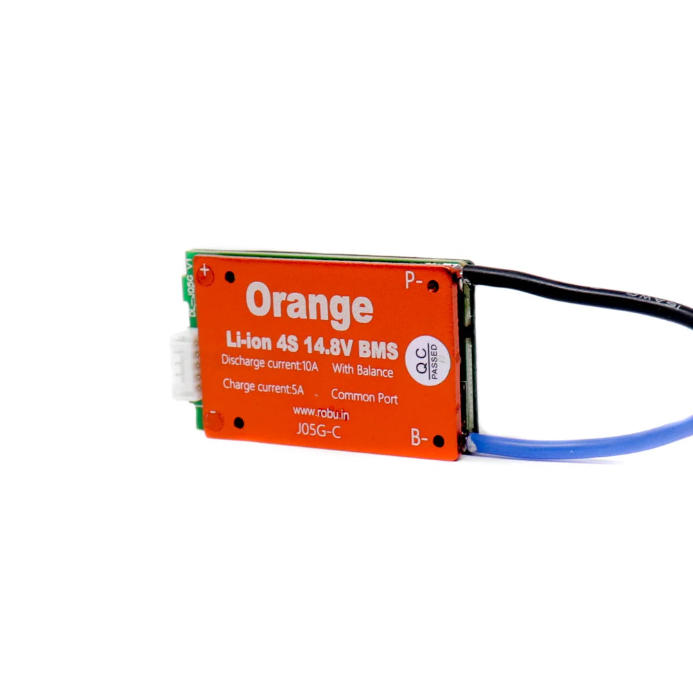 Orange li-ion 4S 14.8V 10A Battery Management System without Casing