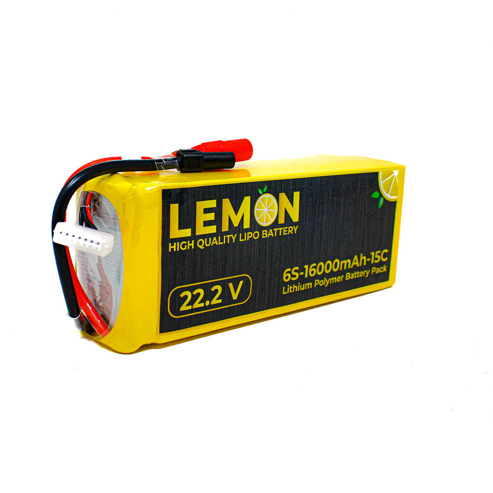 Lemon LIPO 16000mAh 6S 15C/30C Lithium Polymer Battery Pack