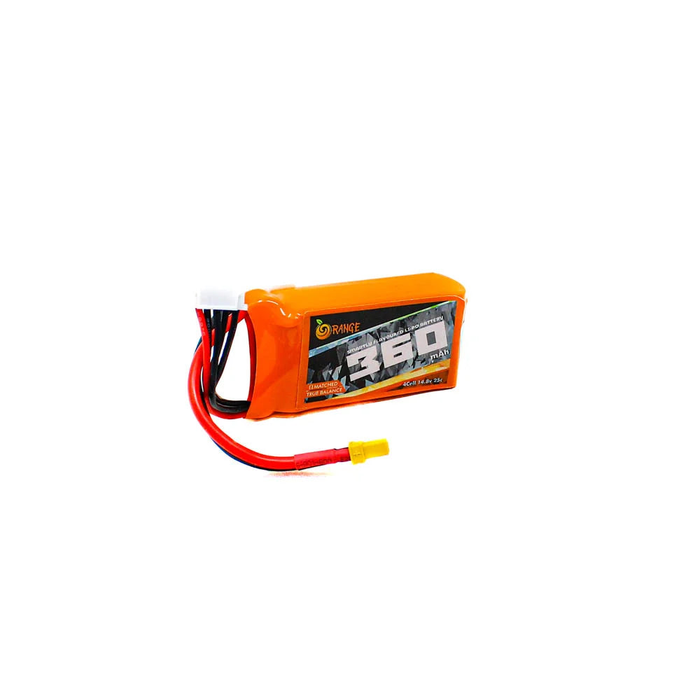 Orange 360mAh 4S 25C (14.8 V) Lithium Polymer Battery Pack (Li-Po)