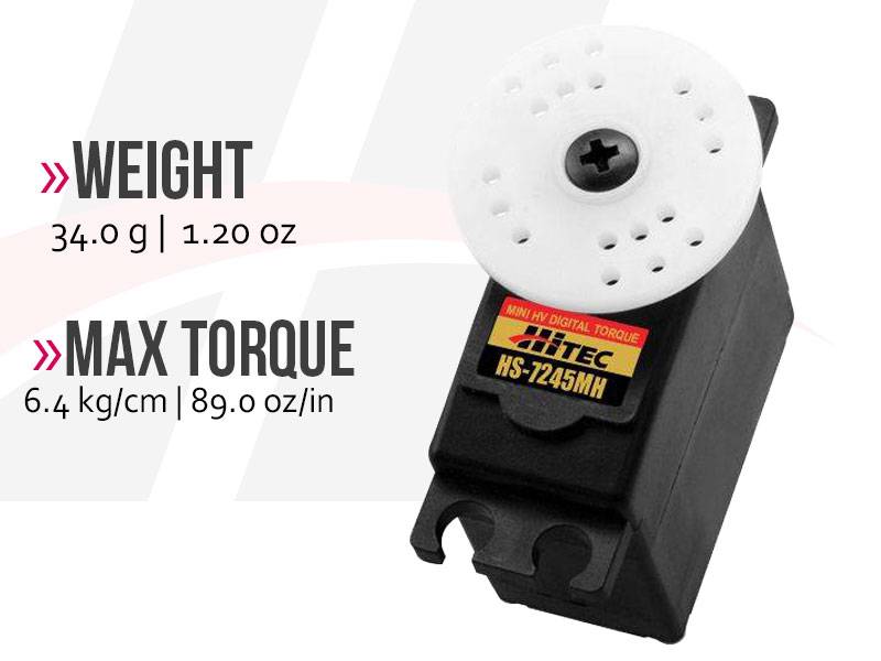 Hitec HS-7245MH High Voltage High Torque Metal Gear Mini S