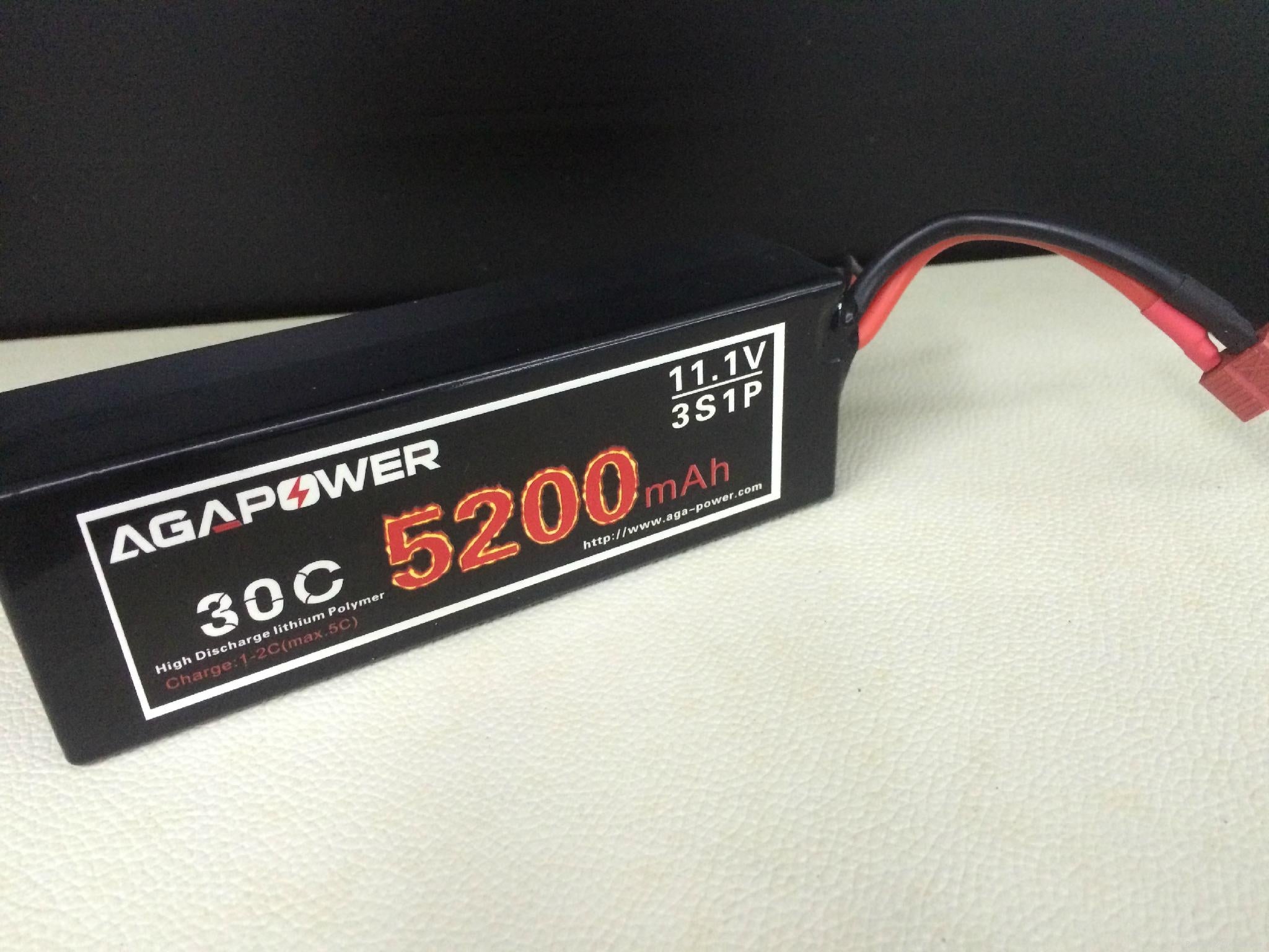 LIPO BATTERY(AGA) 5200Mah,11.1V,3S 30C