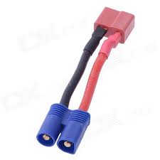 Female T-Plug To Male Ec3 Battery Adapter