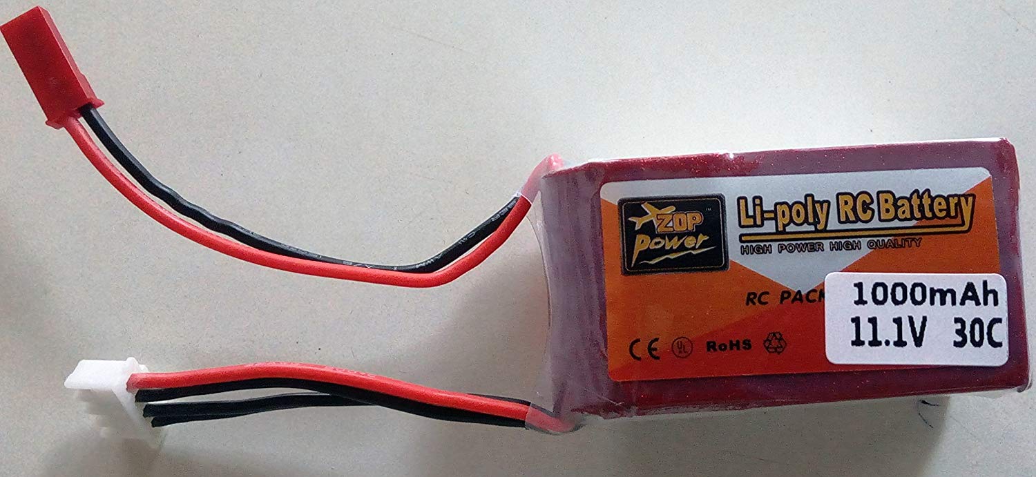 Lipo 1000Mh 11.1V,3S Battery