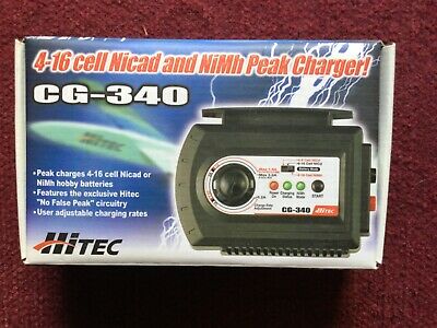 Hitec Cg-340 4-16 Cell Nicd And Nimh Peak Charger - Quality Pre Owned