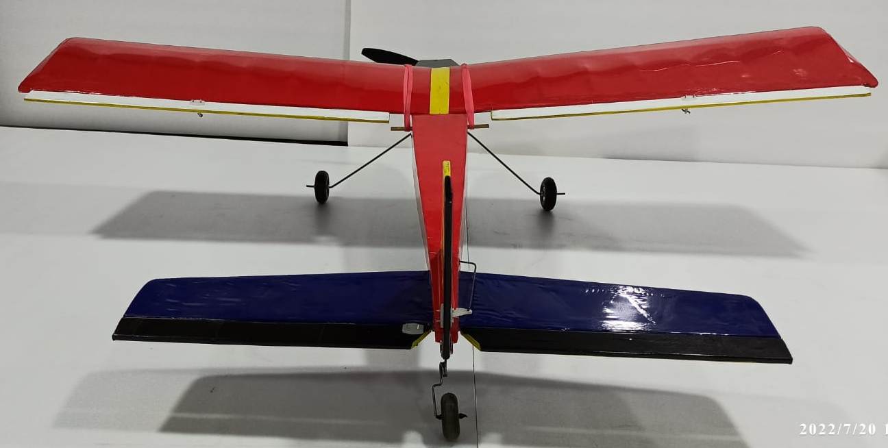 Rc Airplane Electric Premiere Balsa Red & Blue Arf