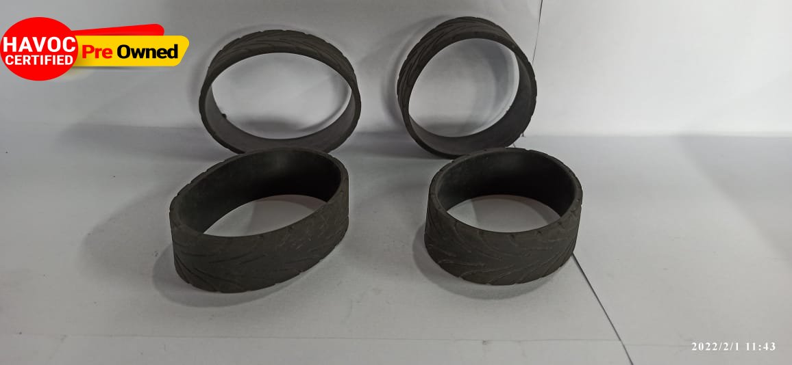 Rc Car 1/10Scale Drift Car Wheel Rubber 4Pc-Quality Pre Owned