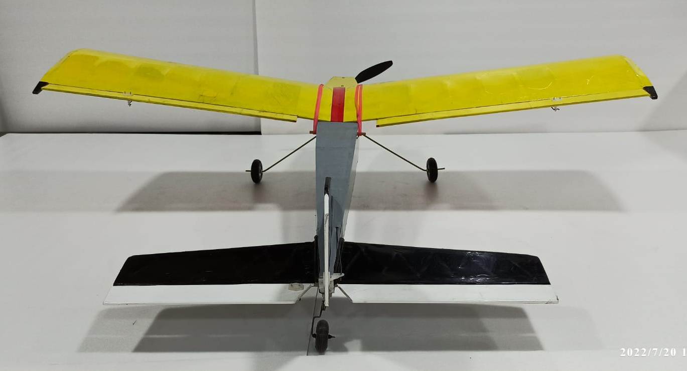 Rc Airplane Electric Premiere Balsa Yellow & Grey Arf