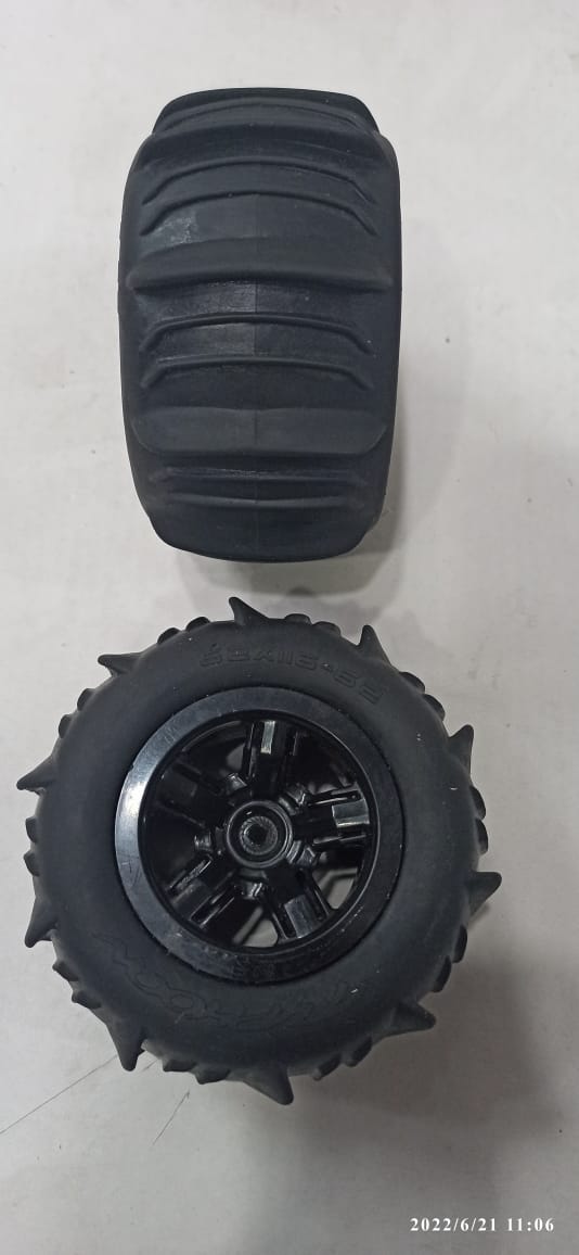 Typhoon Rc Car Wheels (2Pc)- (Quality Pre Owned)