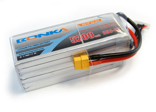 Bonka 22.2V 5200Mah  6S 25C Battery